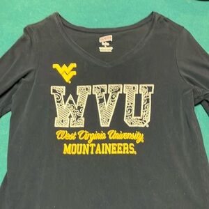 Sz Lg ladies WVU top